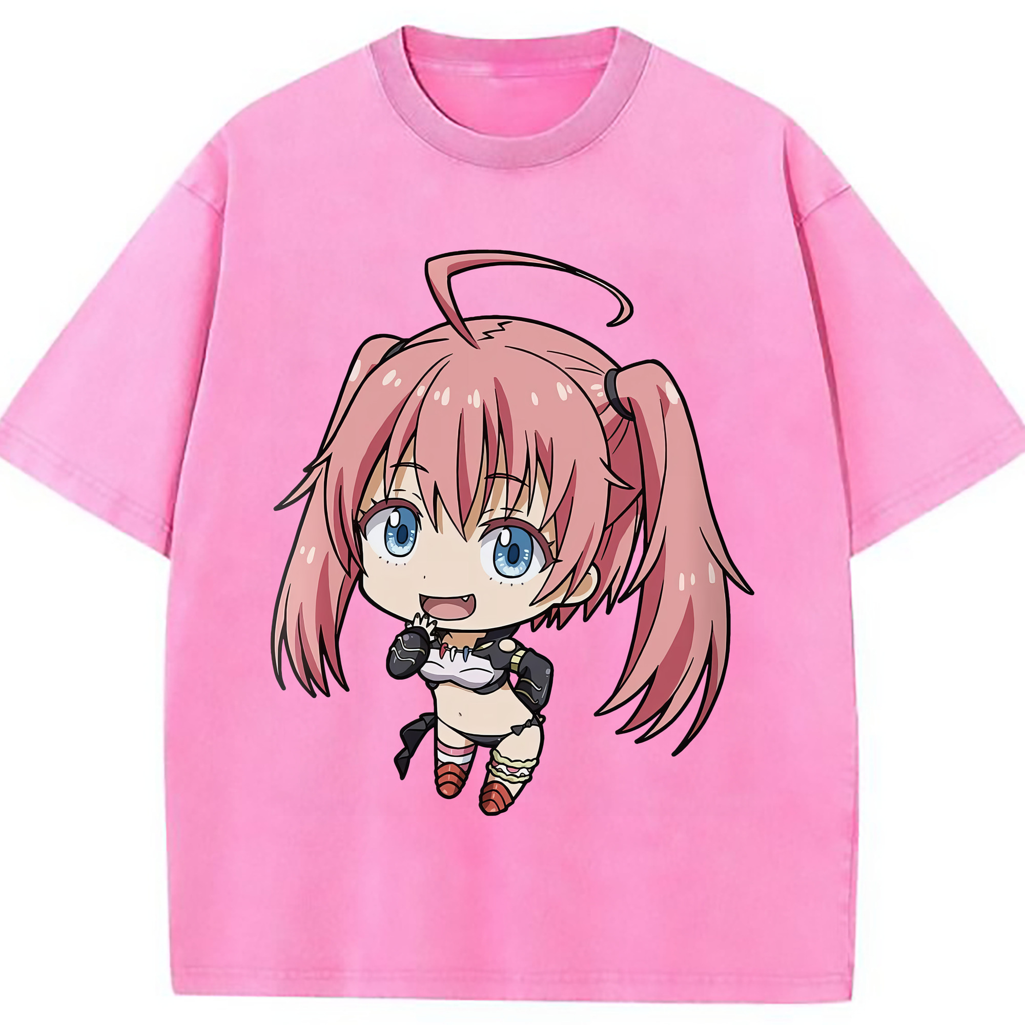 （画像用） 転スラ Regarding Reincarnated to Slime 綿100% ヴィンテージ風 半袖Tシャツ（フロントプリント）